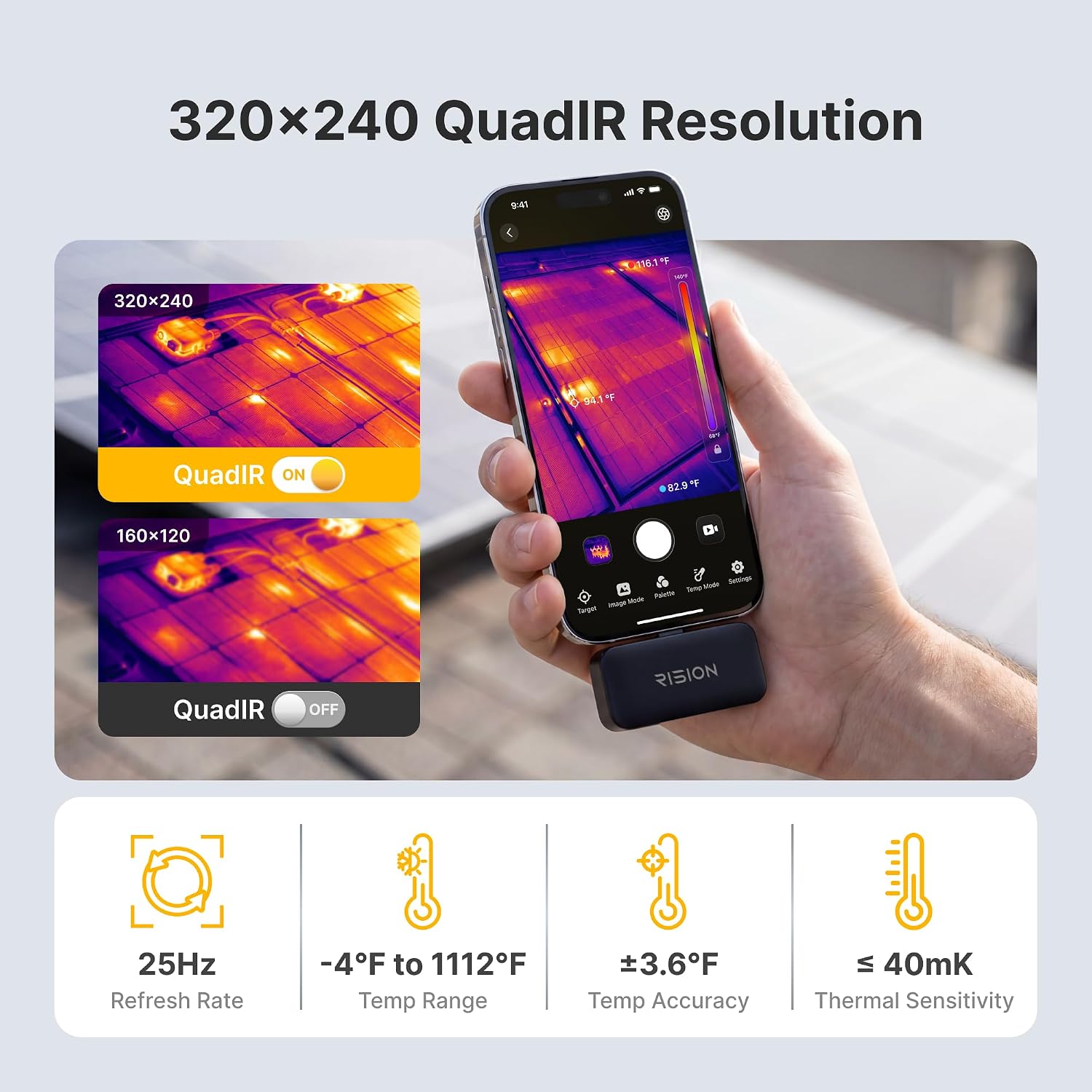 Thermal Imaging Camera Pcb Repair - Тепловизионная камера RISION Magic, 320x240 QuadIR,