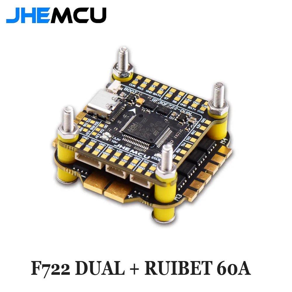 Полетный контроллер UniFlyJHEM – обзор и цена Fpv Flight Controller F7 Stack 60A